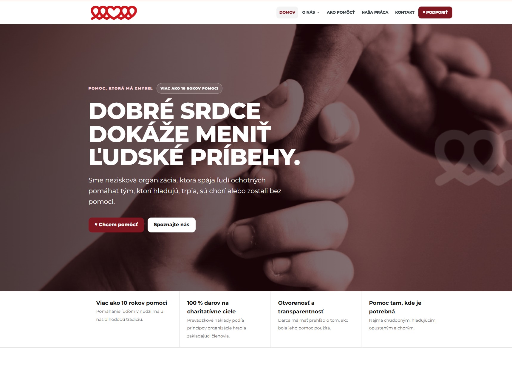 MÁME NOVÝ WEB DOBRESRDCE.SK